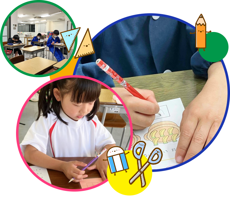 学研専徳寺教室の授業風景